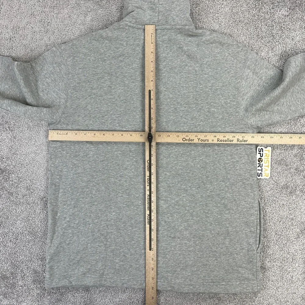 Nike Sweatshirt Womens XS Gray Oversized Funnel Neck Pullover Swoosh FB8664-063